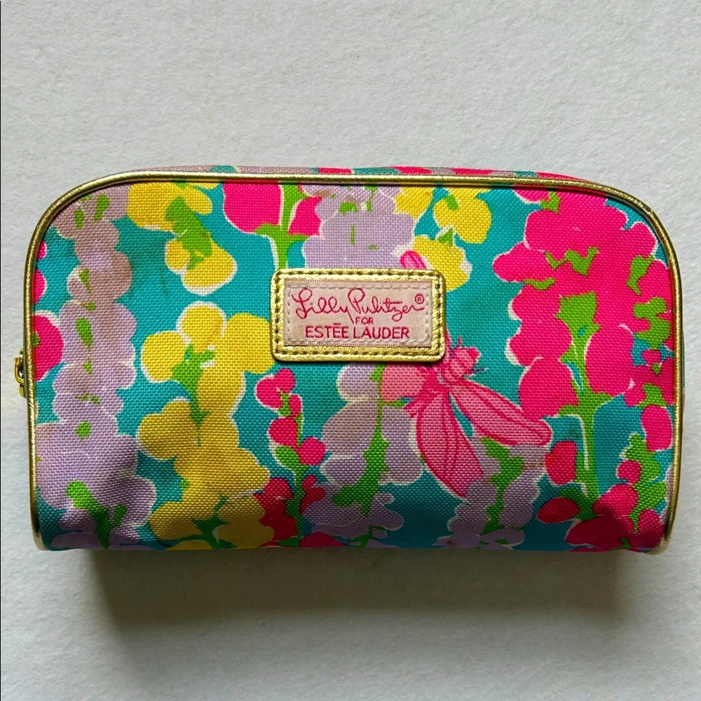 Lilly Pulitzer Colorful Floral Pouch
